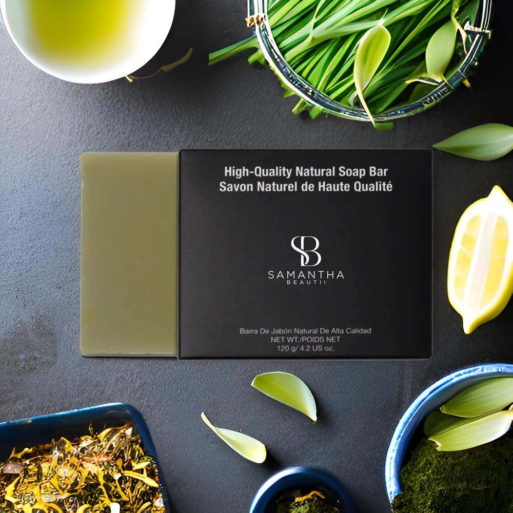 NATURAL GREEN TEA LEMONGRASS SOAP